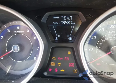 2013 Hyundai Elantra Gs из США, поврежденный, VIN KMHDH6AE5DU016390